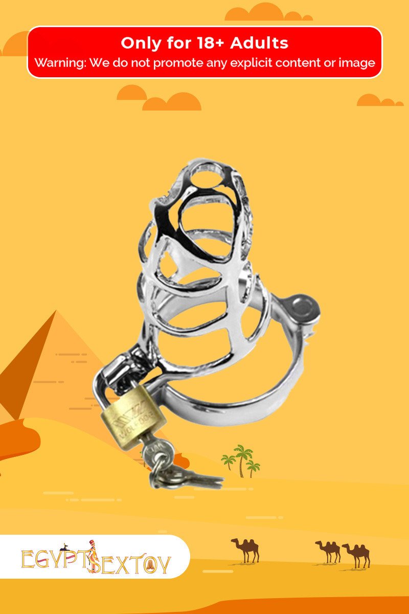 Chastity Steel Lock Device for Men BDSM-010 Chastity Steel Lock Device for Men BDSM-010